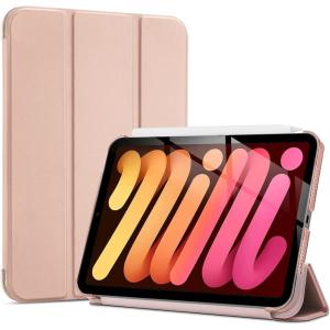 ProCase Smart Case for iPad mini 7 A17 Pro 2024/iPad Mini 6 2021 8.3 Inch iPad mini 7th/6th Gen Case, Hard Back Cover for iPad mini 8.3″ 7th Gen A2995/A2996/A2993/6th Gen A2567 A2568 A2569 -Navy(Rosegold)