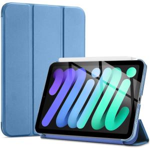 ProCase Smart Case for iPad mini 7 A17 Pro 2024/iPad Mini 6 2021 8.3 Inch iPad mini 7th/6th Gen Case, Hard Back Cover for iPad mini 8.3″ 7th Gen A2995/A2996/A2993/6th Gen A2567 A2568 A2569 -Navy(Blue)