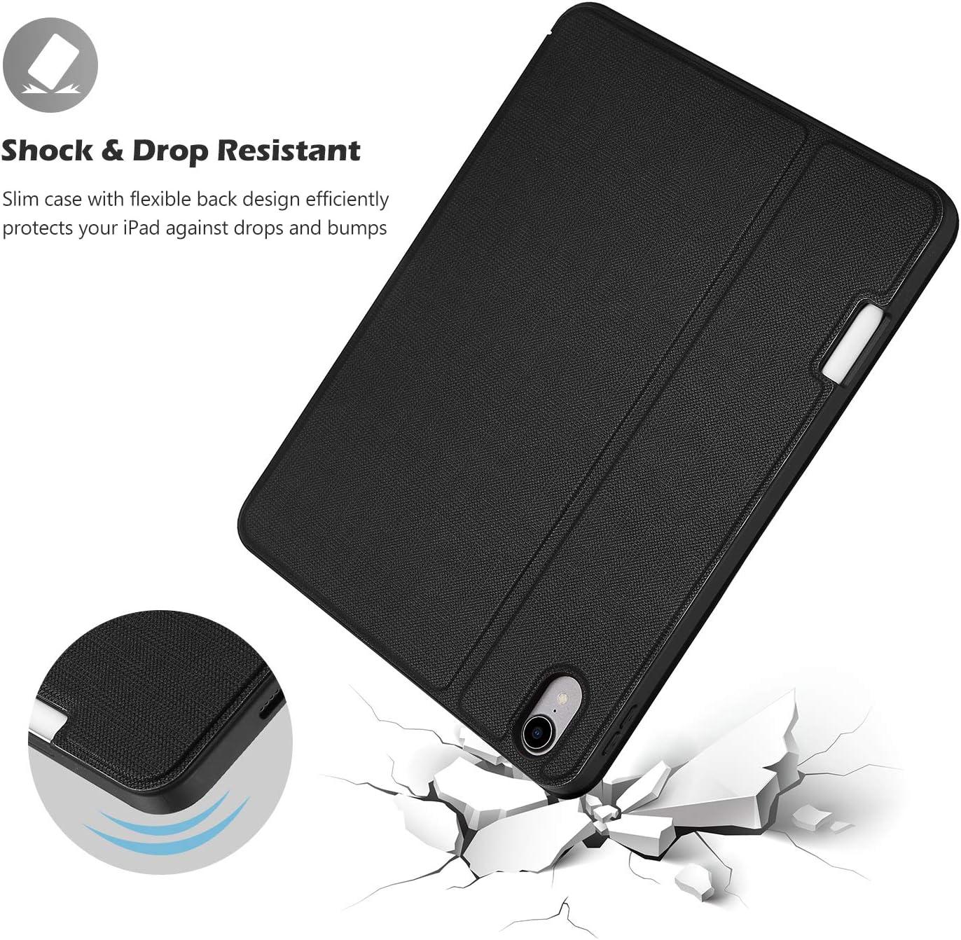 image:imageProCase Slim Case for iPad Air 11inch M4M3 20262025 amp M2 2024109 54th 20222020 Smart FolioStand Protective Cover with Pencil Holder for Air 7th6th5th4th Gen TealBlack