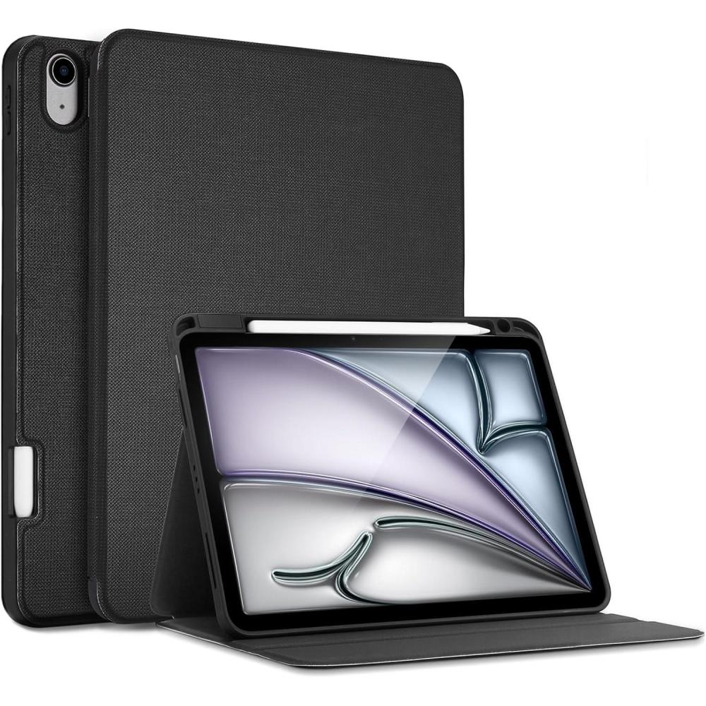 image:imageProCase Slim Case for iPad Air 11inch M4M3 20262025 amp M2 2024109 54th 20222020 Smart FolioStand Protective Cover with Pencil Holder for Air 7th6th5th4th Gen TealBlack