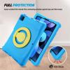 ProCase Kids Case for iPad Air 10.9″ 5th Gen 2022/4th Gen 2020/iPad Pro 11 2020/2018, Shockproof Rotate Handle Fold Stand Lightweight Kids Friendly Case –Blue(Blue)