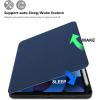 ProCase Slim Case for iPad Air 11-inch M4/M3 2026/2025 & M2 2024/10.9” 5/4th 2022/2020, Smart FolioStand Protective Cover with Pencil Holder for Air 7th/6th/5th/4th Gen -Teal(Navy)