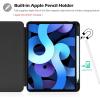 ProCase Slim Case for iPad Air 11-inch M4/M3 2026/2025 & M2 2024/10.9” 5/4th 2022/2020, Smart FolioStand Protective Cover with Pencil Holder for Air 7th/6th/5th/4th Gen -Teal(Teal)