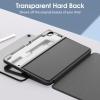 ProCase Slim Case for iPad Air 11-inch M4/M3 2026/2025 & M2 2024/10.9” 5/4th 2022/2020, Smart FolioStand Protective Cover with Pencil Holder for Air 7th/6th/5th/4th Gen -Teal(DarkBlack)