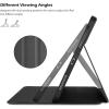ProCase Slim Case for iPad Air 11-inch M4/M3 2026/2025 & M2 2024/10.9” 5/4th 2022/2020, Smart FolioStand Protective Cover with Pencil Holder for Air 7th/6th/5th/4th Gen -Teal(Black)