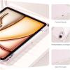 ProCase Slim Case for iPad Air 11-inch M4/M3 2026/2025 & M2 2024/10.9” 5/4th 2022/2020, Smart FolioStand Protective Cover with Pencil Holder for Air 7th/6th/5th/4th Gen -Teal(Pink)