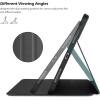ProCase Slim Case for iPad Air 11-inch M4/M3 2026/2025 & M2 2024/10.9” 5/4th 2022/2020, Smart FolioStand Protective Cover with Pencil Holder for Air 7th/6th/5th/4th Gen -Teal(Teal)