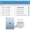 ProCase Slim Case for iPad Air 11-inch M4/M3 2026/2025 & M2 2024/10.9” 5/4th 2022/2020, Smart FolioStand Protective Cover with Pencil Holder for Air 7th/6th/5th/4th Gen -Teal(Pink)