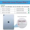ProCase for 10.9 iPad Air 5 4 Case 2022 2020 with Tablet Sleeve, Smart Cover + Protective Bag -Navy