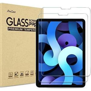 ProCase 2 Pack iPad Air 5 2022 / Air 4 2020 Screen Protector, iPad Pro 11 2021 2020 2018 Tempered Glass Screen Film Guard for 10.9 inch iPad Air 5th Gen/Air 4th Gen, iPad Pro 11″ 3rd 2nd 1st Gen(2 Screen Protectors)