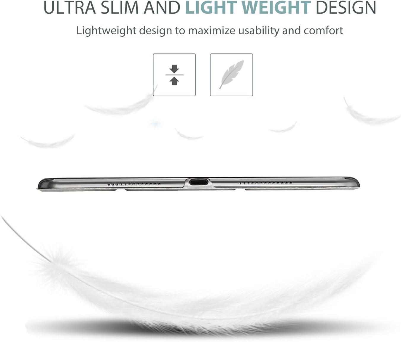 image:imageProCase Smart Casefor 105 iPad Air 3rd Generation 2019 iPad Pro 2017 Slim Stand Cover with Translucent Frosted Back for iPad Air 3 SilverSilver