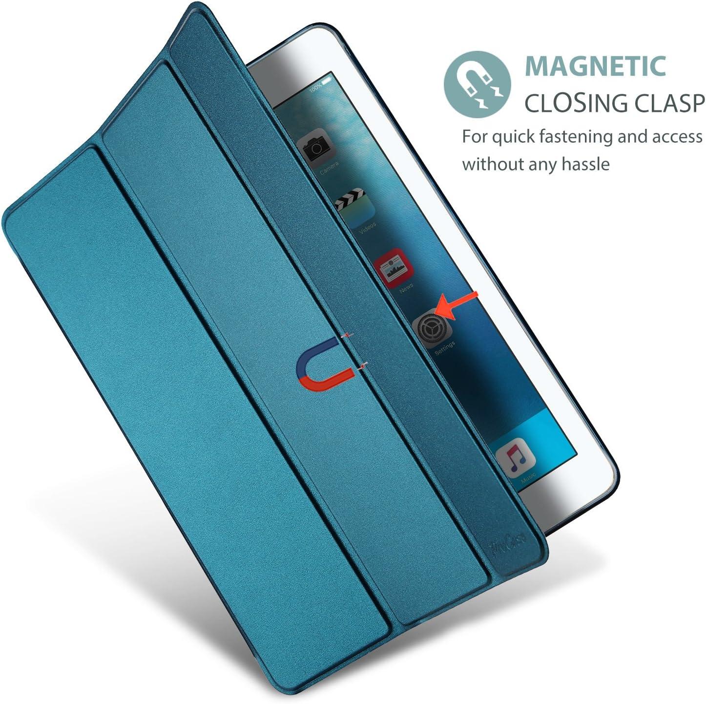 image:imageProCase Smart Casefor 105 iPad Air 3rd Generation 2019 iPad Pro 2017 Slim Stand Cover with Translucent Frosted Back for iPad Air 3 SilverTeal