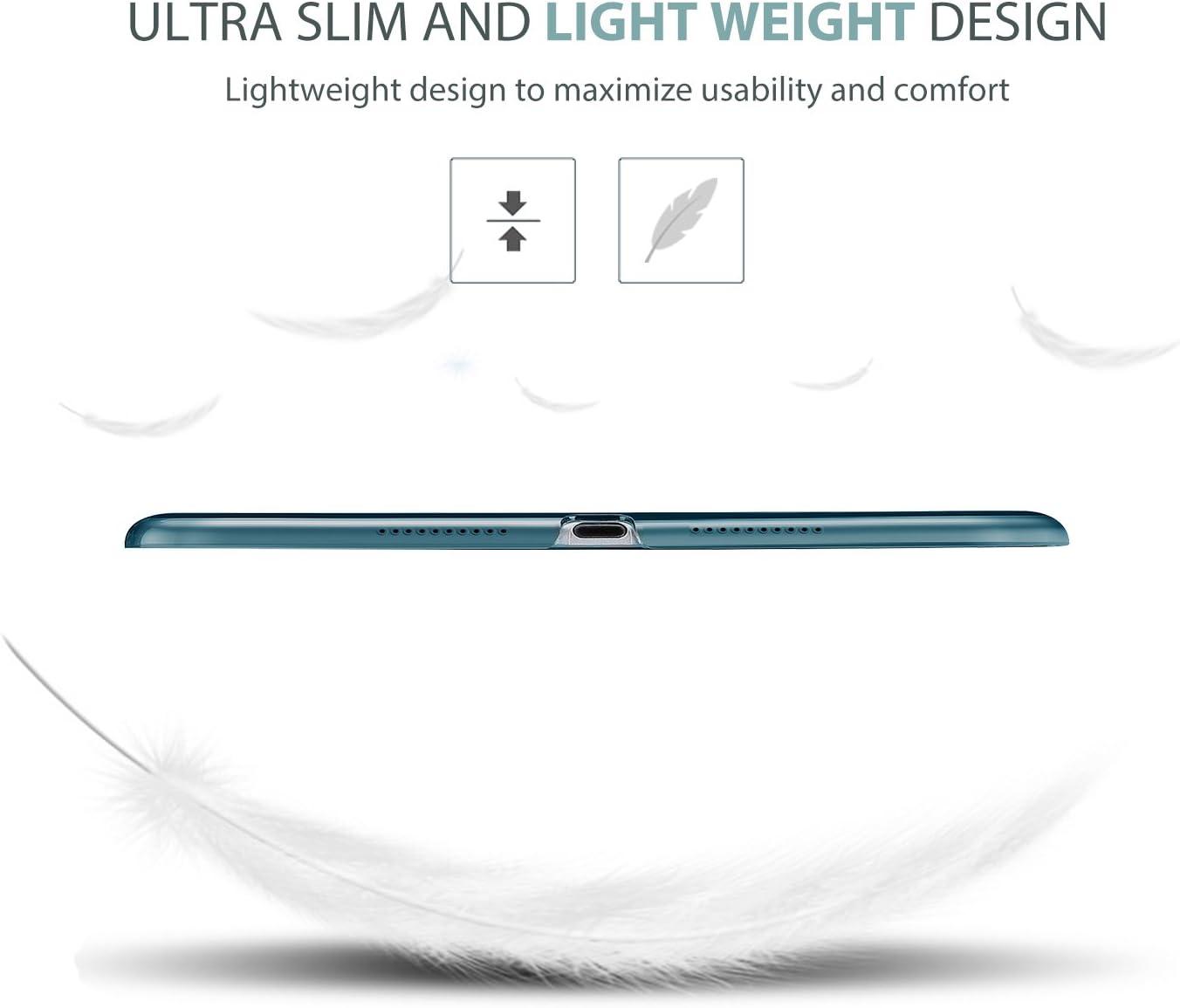 image:imageProCase Smart Casefor 105 iPad Air 3rd Generation 2019 iPad Pro 2017 Slim Stand Cover with Translucent Frosted Back for iPad Air 3 SilverTeal