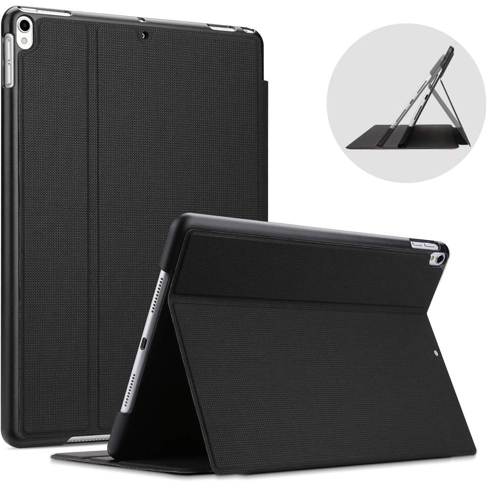 image:imageProCase Cover for iPad Air 3 105 2019 iPad Pro 105 2017 Case Slim Stand Protective Folio Case Smart Cover for iPad Air 105 3rd Gen 2019 iPad Pro 105 2017Black1 Black