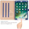 ProCase Case for iPad Air (3rd Gen) 10.5″ 2019/iPad Pro 10.5″ 2017, Vintage PU Leather Stand Folio Cover for iPad Air 3/iPad Pro 10.5-inch Multiple Viewing Angles with Pencil Holder -Black(Navy)