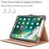 ProCase Case for iPad Air (3rd Gen) 10.5″ 2019/iPad Pro 10.5″ 2017, Vintage PU Leather Stand Folio Cover for iPad Air 3/iPad Pro 10.5-inch Multiple Viewing Angles with Pencil Holder -Black(Grey)
