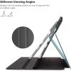 ProCase Cover for iPad Air 3 10.5″ 2019 / iPad Pro 10.5 2017 Case, Slim Stand Protective Folio Case Smart Cover for iPad Air 10.5″ (3rd Gen) 2019 / iPad Pro 10.5″ 2017-Black(2- Teal)