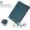 ProCase Cover for iPad Air 3 10.5″ 2019 / iPad Pro 10.5 2017 Case, Slim Stand Protective Folio Case Smart Cover for iPad Air 10.5″ (3rd Gen) 2019 / iPad Pro 10.5″ 2017-Black(2- Teal)