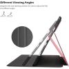 ProCase Cover for iPad Air 3 10.5″ 2019 / iPad Pro 10.5 2017 Case, Slim Stand Protective Folio Case Smart Cover for iPad Air 10.5″ (3rd Gen) 2019 / iPad Pro 10.5″ 2017-Black(3- Red)