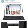 ProCase Keyboard Case for iPad Air 10.5″ (3rd Gen) 2019 / iPad Pro 10.5 2017 with Built-in Apple Pencil Holder, Slim Lightweight Folio Stand Protective Smart Cover with Wireless Keyboard -Black