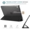 ProCase Smart Case for 10.5” iPad Air 3rd Generation 2019 / iPad Pro 2017, Slim Stand Cover with Translucent Frosted Back for iPad Air 3 -Silver(Blackmarble)