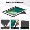 ProCase Smart Case for 10.5” iPad Air 3rd Generation 2019 / iPad Pro 2017, Slim Stand Cover with Translucent Frosted Back for iPad Air 3 -Silver(Dark Black)