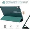 ProCase Smart Case for 10.5” iPad Air 3rd Generation 2019 / iPad Pro 2017, Slim Stand Cover with Translucent Frosted Back for iPad Air 3 -Silver(Emerald)