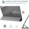 ProCase Smart Case for 10.5” iPad Air 3rd Generation 2019 / iPad Pro 2017, Slim Stand Cover with Translucent Frosted Back for iPad Air 3 -Silver(Grey)