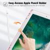 ProCase Smart Case for 10.5” iPad Air 3rd Generation 2019 / iPad Pro 2017, Slim Stand Cover with Translucent Frosted Back for iPad Air 3 -Silver(Lightpink)