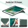 ProCase Smart Case for 10.5” iPad Air 3rd Generation 2019 / iPad Pro 2017, Slim Stand Cover with Translucent Frosted Back for iPad Air 3 -Silver(Mgreen)