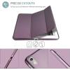 ProCase Smart Case for 10.5” iPad Air 3rd Generation 2019 / iPad Pro 2017, Slim Stand Cover with Translucent Frosted Back for iPad Air 3 -Silver(Purple)