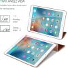 ProCase Smart Case for 10.5” iPad Air 3rd Generation 2019 / iPad Pro 2017, Slim Stand Cover with Translucent Frosted Back for iPad Air 3 -Silver(RoseGold)