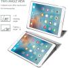 ProCase Smart Case for 10.5” iPad Air 3rd Generation 2019 / iPad Pro 2017, Slim Stand Cover with Translucent Frosted Back for iPad Air 3 -Silver(Silver)