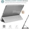 ProCase Smart Case for 10.5” iPad Air 3rd Generation 2019 / iPad Pro 2017, Slim Stand Cover with Translucent Frosted Back for iPad Air 3 -Silver(Silver)