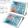 ProCase Smart Case for 10.5” iPad Air 3rd Generation 2019 / iPad Pro 2017, Slim Stand Cover with Translucent Frosted Back for iPad Air 3 -Silver(Whitemarble)