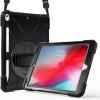 ProCase Rugged Heavy Duty Case for iPad Air 3 10.5 2019/ iPad Pro 10.5 2017, Shockproof Protective Cover with Rotating Kickstand for iPad Air (3rd Gen) 10.5″ 2019/ iPad Pro 10.5″ 2018 Black