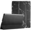 ProCase Smart Case for 10.5” iPad Air 3rd Generation 2019 / iPad Pro 2017, Slim Stand Cover with Translucent Frosted Back for iPad Air 3 -Silver(Blackmarble)
