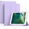 ProCase Smart Case for 10.5” iPad Air 3rd Generation 2019 / iPad Pro 2017, Slim Stand Cover with Translucent Frosted Back for iPad Air 3 -Silver(Lilac)
