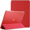 ProCase Smart Case for 10.5” iPad Air 3rd Generation 2019 / iPad Pro 2017, Slim Stand Cover with Translucent Frosted Back for iPad Air 3 -Silver(Red)