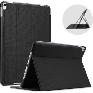 ProCase Cover for iPad Air 3 10.5″ 2019 / iPad Pro 10.5 2017 Case, Slim Stand Protective Folio Case Smart Cover for iPad Air 10.5″ (3rd Gen) 2019 / iPad Pro 10.5″ 2017-Black(1- Black)