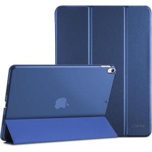 ProCase Smart Case for 10.5” iPad Air 3rd Generation 2019 / iPad Pro 2017, Slim Stand Cover with Translucent Frosted Back for iPad Air 3 -Silver(Darkblue)