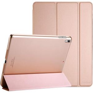ProCase Smart Case for 10.5” iPad Air 3rd Generation 2019 / iPad Pro 2017, Slim Stand Cover with Translucent Frosted Back for iPad Air 3 -Silver(RoseGold)