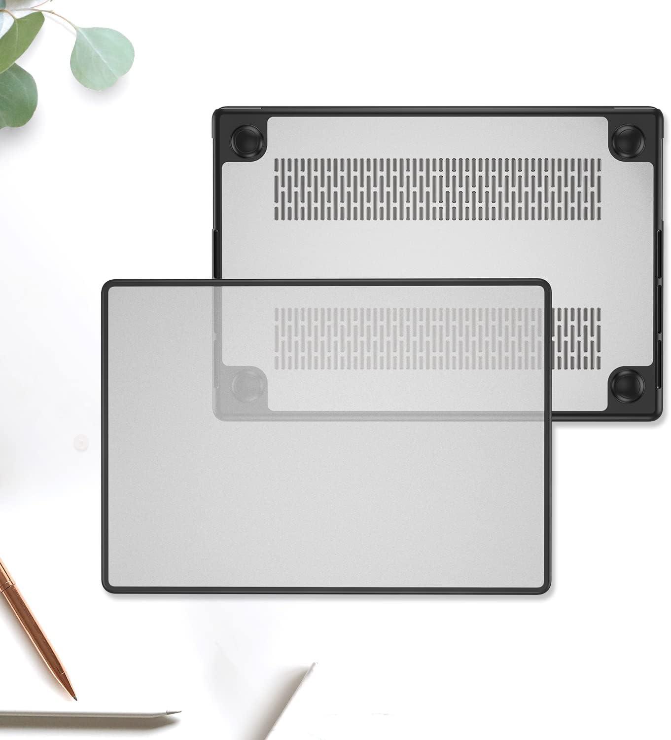 image:imageProCase for MacBook Pro 16 Inch 2026 20252021 M5 M4 M3 M2 M1 ProMax Translucent Hard Shell Shockproof Cover for MacBook Pro 162 ClearClear