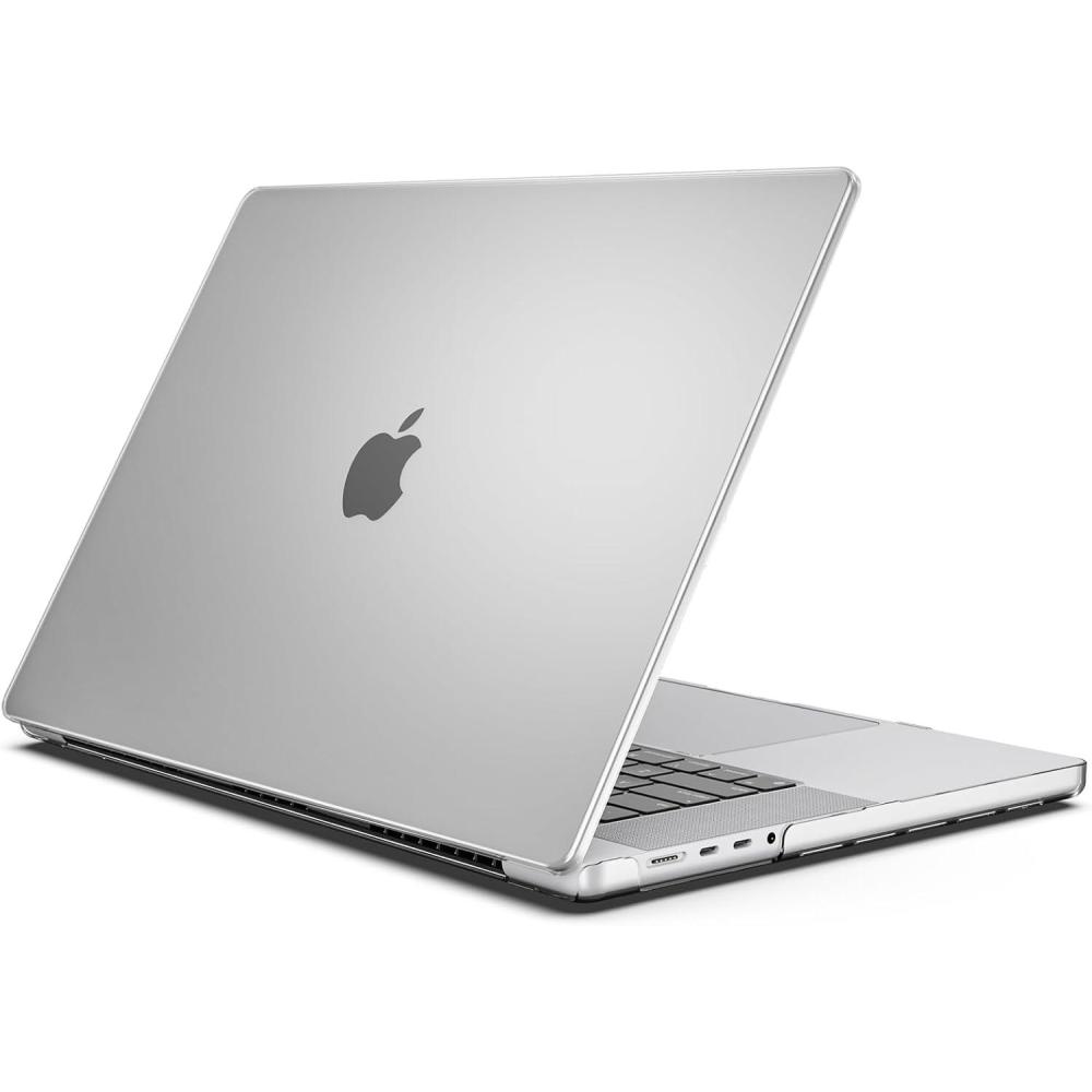 image:imageProCase for MacBook Pro 16 Inch 2026 20252021 M5 M4 M3 M2 M1 ProMax Translucent Hard Shell Shockproof Cover for MacBook Pro 162 ClearCrystal