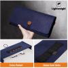 ProCase Carrying Case for 2025 Nintendo Switch 2; Portable Travel Bag Ultra Slim Felt Pouch with 5 Game Cartridges Holders a Bit Large for 7.9-Inch Switch 2 -Black(Navy)
