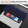 ProCase Carrying Case for 2025 Nintendo Switch 2; Portable Travel Bag Ultra Slim Felt Pouch with 5 Game Cartridges Holders a Bit Large for 7.9-Inch Switch 2 -Black(Navy)