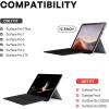 ProCase Case for 12.3 Inch Surface Pro 7 Plus, Pro 7, Pro 6, Pro 5, Pro 4, Pro LTE, Heavy Duty Case, Rugged Shockproof Protective Case with Pen Holder Grip – Black(Black)