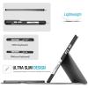 ProCase Keyboard Case for Surface Pro 7 (2019) /Pro 6 (2018) /Pro 5 (2017) /Pro 4 (2015) 12.3 Inch Tablet, Slim Lightweight Smart Cover with Magnetically Detachable Wireless Keyboard –Black