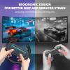 ProCase Steering Wheels for Nintendo Switch 2 JoyCons Controllers, Switch 2025 Joy-Con 2 Attachment controller driving wheel Accessories for Racing Games -2 Pack (Black)