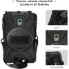 ProCase for Galaxy Tab Active5(X300)/Active3(T570) with S Pen Holder, Rugged Heavy Duty Shockproof Rotating Kickstand Protective Cover